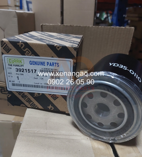 3921517 Lọc nhớt hồi hộp số Clark GTS20D, GTS33D